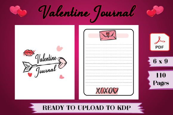 Download Valentine's Day Journal 2021 for KDP - Day Collection