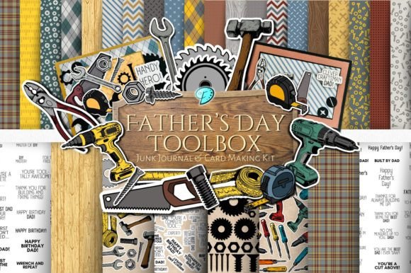 Download Fathers Day Toolbox Card Making Kit - Day Collection