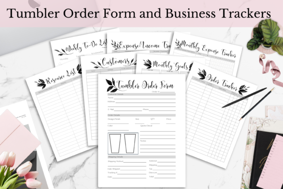 Download Tumbler Order Form &amp; Business Trackers - Tumbler order form Collection