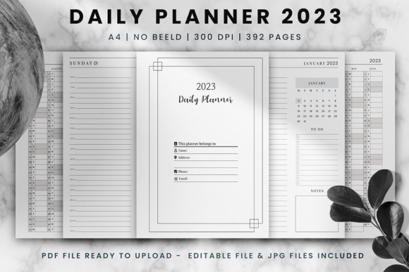 Download Daily Planner 2023 - One Day Per Page - Day Collection