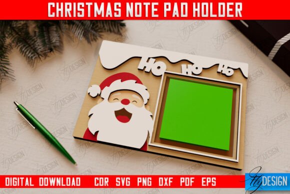 Download Christmas Note Pad Holder |Holiday Decor - Day Collection