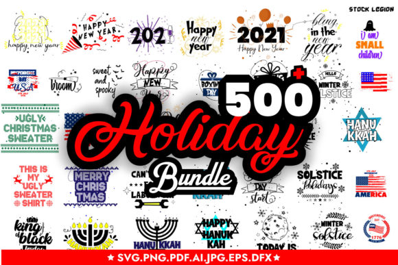 Download 500 Holiday Quotes Bundle - Day Collection