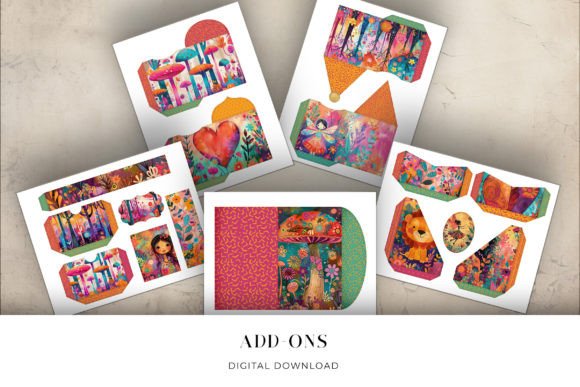 Download Bright Folio Envelopes Junk Journals - Junk journals Collection
